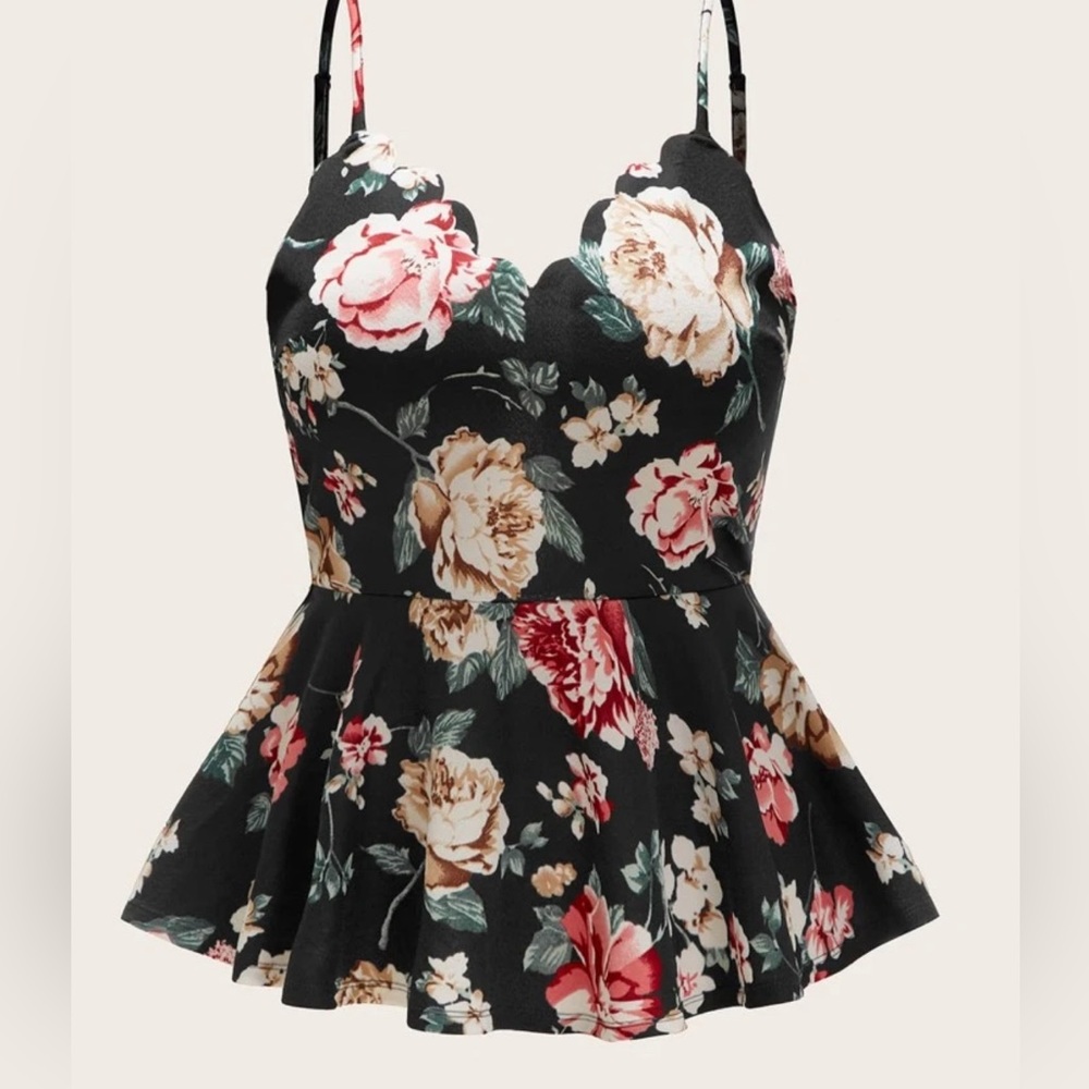 Cami Peplum Top